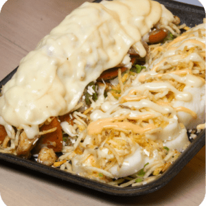 Chuzo Carne con Pollo