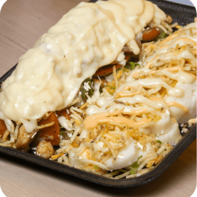 Chuzo Carne con Pollo